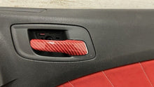 Load image into Gallery viewer, 12 14 Dodge Charger SRT Red Suede Door Panels Front Rear Set Driver Passenger