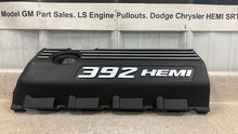 Load image into Gallery viewer, 15 23 Dodge Charger Challenger Left Engine Cover Hemi 392 Mopar 05038543AE 36K