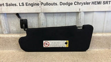 Load image into Gallery viewer, 04 05 06 Pontiac GTO Passenger Sun Visor Right RH OEM GM Black Lights Shade NICE