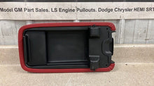 Load image into Gallery viewer, 11 14 Dodge Charger SRT Red Leather Center Console Lid Armrest Factory Mopar