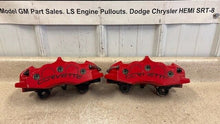 Load image into Gallery viewer, 06 13 Chevrolet Corvette C6 Z06 Rear Brake Calipers 4 Piston Set Red Brakes