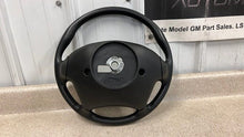 Load image into Gallery viewer, 98 02 Pontiac Firebird Trans AM Wheel OEM GM Leather Steering Black Ebony Nice!