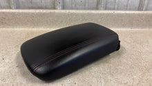 Load image into Gallery viewer, 14 17 Chevrolet SS Factory Center Console Lid Black Armrest OEM GM Red Stitching