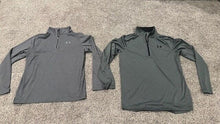 Load image into Gallery viewer, 2 Men's Under Armour Tech 2.0 Long Sleeve 1/2 Zip Heather Gray Size Medium