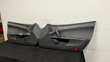 Load image into Gallery viewer, 05 13 Corvette C6 Z06 Driver Passenger Interior Door Trim Panels Black Pair