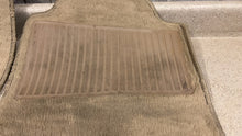 Load image into Gallery viewer, 08 13 Corvette C6 427 Floor Mats Tan Front Driver Passenger RH LH Logo Pair