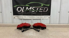 Load image into Gallery viewer, 05 13 Chevrolet Corvette C6 Z06 Front Brake Calipers 6 Piston Set Red Brakes OEM