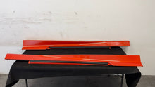 Load image into Gallery viewer, 10 13 Camaro SS GFX Right Left Rocker Panel Ground Effect Skirt Orange GM Pair