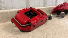 Load image into Gallery viewer, 06 13 Chevrolet Corvette C6 Z06 Rear Brake Calipers 4 Piston Set Red Brakes 78K