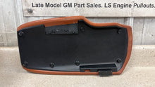Load image into Gallery viewer, 05 13 C6 Corvette Custom Leather Center Console Lid Radio Trim Boot Black Brown