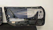 Load image into Gallery viewer, 10 15 Chevrolet Camaro SS Interior Right Left Door Panel Pair OEM Blue Panels
