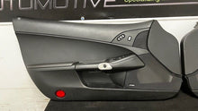 Load image into Gallery viewer, 05 13 Corvette C6 Z06 Driver Passenger Interior Door Trim Panels Black Pair OEM