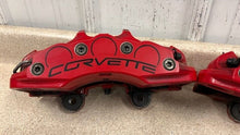Load image into Gallery viewer, 05 13 Chevrolet Corvette C6 Z06 Front Brake Calipers 6 Piston Set Brakes OEM