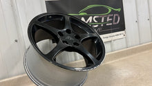 Load image into Gallery viewer, 00 04 Chevrolet Corvette C5 Rear Speedline 18x9.5 Wheel Rim GM 9594182 Black 18'