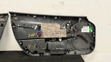 Load image into Gallery viewer, 05 13 Corvette C6 Z06 Driver Passenger Interior Door Trim Panels Black Pair OEM