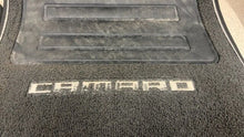 Load image into Gallery viewer, 2010 2015 Chevrolet Camaro SS Front Rear Left Right Floor Mats GM Black Logo