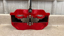Load image into Gallery viewer, 06 13 Corvette C6 Z06 Rear Brake Calipers 4 Piston Set Red Brakes NICE! 5K MILES