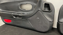 Load image into Gallery viewer, 97 04 Chevrolet Corvette C5 Right Left Door Panels Black Passenger Driver OEM GM