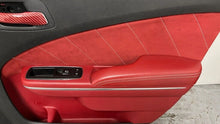 Load image into Gallery viewer, 12 14 Dodge Charger SRT Red Suede Door Panels Front Rear Set Driver Passenger