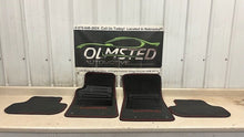 Load image into Gallery viewer, 11 14 Chevrolet Camaro SS Front Rear Left Right Floor Mats GM Black Red Cloth