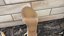 Load image into Gallery viewer, Wild Diva Lounge Strappy High Heels Woman's Size 6.5 Tan Suede Ankle Strap