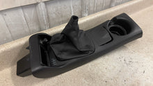 Load image into Gallery viewer, 98 02 Firebird Camaro Factory Center Console Top Shifter Trim Manual Black Boot