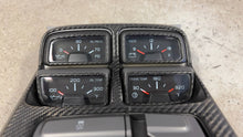 Load image into Gallery viewer, 10 15 Camaro SS Center Console Top Trim Gauges Switches Controls GM 63K Auto