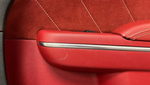 Load image into Gallery viewer, 12 14 Dodge Charger SRT Red Suede Door Panels Front Rear Set Driver Passenger