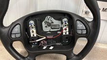 Load image into Gallery viewer, 98 02 Pontiac Firebird Trans AM Wheel OEM GM Leather Steering Black Ebony Nice!
