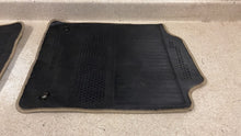 Load image into Gallery viewer, 08 13 Corvette C6 427 Floor Mats Tan Front Driver Passenger RH LH Logo Pair