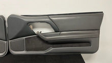 Load image into Gallery viewer, 97 99 Chevrolet Camaro SS Z28 Right Left Door Panels Leather Pair OEM GM Gray