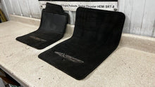 Load image into Gallery viewer, 08 13 Corvette C6 427 Floor Mats Black Front Driver Passenger RH LH Logo Pair