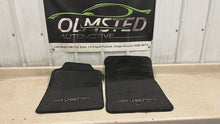 Load image into Gallery viewer, 08 13 Corvette C6 427 Floor Mats Black Front Driver Passenger RH LH Logo Pair