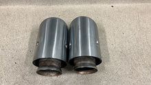 Load image into Gallery viewer, 12 14 Dodge Charger Chrysler 300 Factory Tailpipe Exhaust Tips Pair 68206399AA