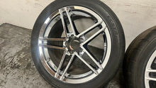 Load image into Gallery viewer, 06 08 C6 Corvette Z06 Speedline 19x12 Rear Wheels Drag 19'' Chrome 9594356 GM