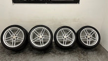 Load image into Gallery viewer, 06 08 Corvette Factory 18'' 19'' Wheels Tires GM 9594356 NICE! 5K Miles Silver
