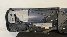 Load image into Gallery viewer, 10 15 Chevrolet Camaro SS Interior Right Left Door Panel Pair OEM Blue Panels