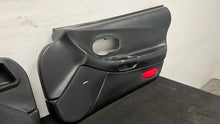 Load image into Gallery viewer, 97 04 Chevrolet Corvette C5 Right Left Door Panels Black Passenger Driver OEM GM