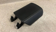 Load image into Gallery viewer, 2010 2015 Camaro SS Center Console Lid Arm Rest OEM GM Leather Black