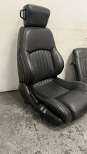 Load image into Gallery viewer, 98 02 Pontiac Firebird Trans AM Front Rear Set Power Seats Leather Black OEM 53K