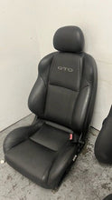 Load image into Gallery viewer, 2004 2005 2006 Pontiac GTO Complete Set Front Rear Black Leather Seats OEM