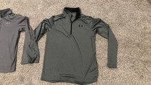 Load image into Gallery viewer, 2 Men's Under Armour Tech 2.0 Long Sleeve 1/2 Zip Heather Gray Size Medium
