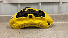 Load image into Gallery viewer, 15 19 Corvette C7 Z06 Front Driver 6 Piston Brake Caliper Yellow Brembo 23242497