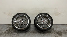 Load image into Gallery viewer, 06 13 C6 Corvette Z06 Speedline 19x12 Rear Wheels Tires 19'' Chrome 9594356 GM