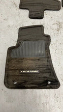 Load image into Gallery viewer, 11 14 Dodge Challenger Front Rear Black Cloth Carpet Floor Mats 4 Mopar LH RH
