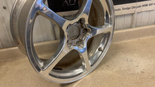 Load image into Gallery viewer, 00 04 Chevrolet Corvette C5 Rear 18x9.5 Wheel Rim GM 9593799 Polished OEM 18''
