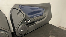 Load image into Gallery viewer, 10 15 Chevrolet Camaro SS Interior Right Left Door Panel Pair OEM Blue Panels