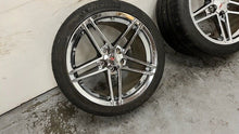 Load image into Gallery viewer, 06 13 C6 Corvette Z06 Speedline 19x12 Rear Wheels Tires 19'' Chrome 9594356 GM