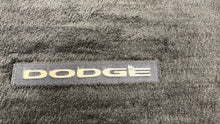 Load image into Gallery viewer, 11 14 Dodge Challenger Front Rear Black Cloth Carpet Floor Mats 4 Mopar LH RH