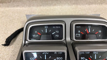 Load image into Gallery viewer, 10 15 Camaro SS Center Console Top Trim Gauges Switches Controls GM OEM